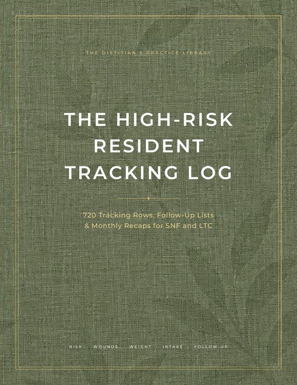 Cover of The High-Risk Resident Tracking Log
