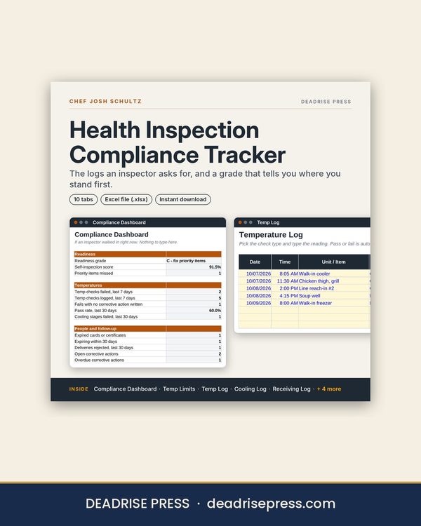 Cover of Health Inspection Compliance Tracker