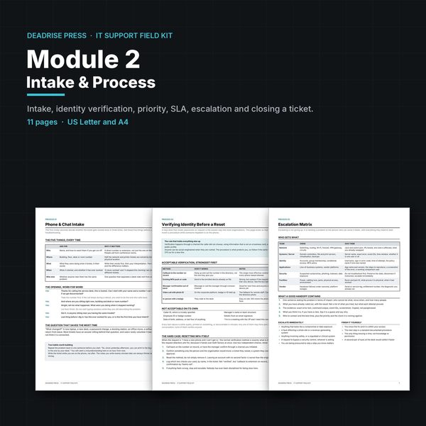 Cover of IT Support Field Kit: Module 2
