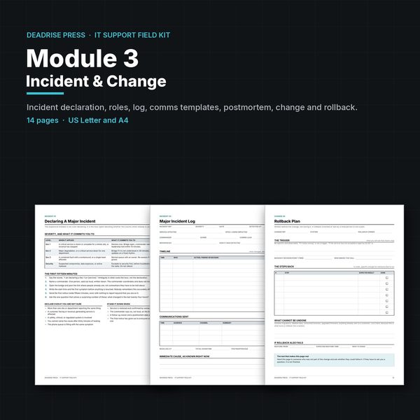 Cover of IT Support Field Kit: Module 3