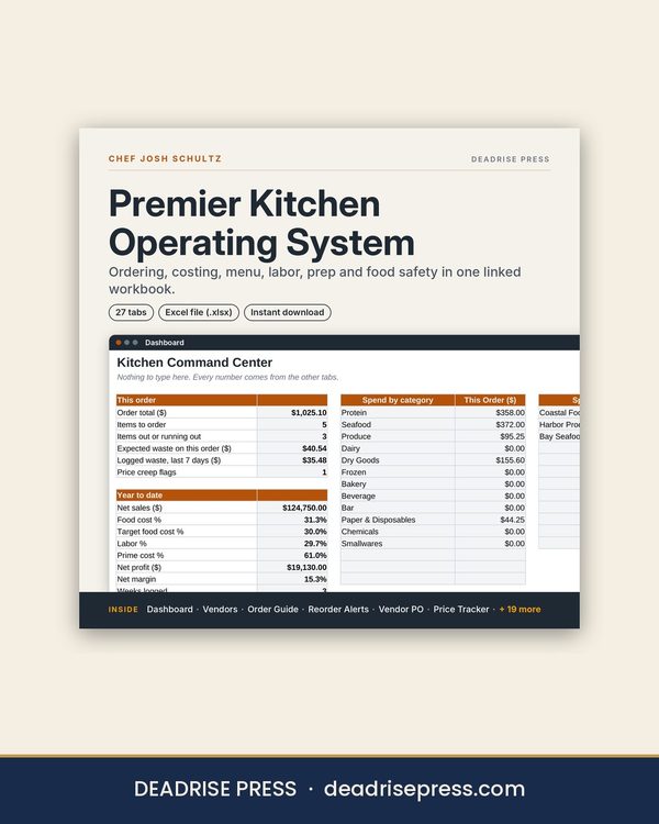 Cover of Premier Kitchen Operating System
